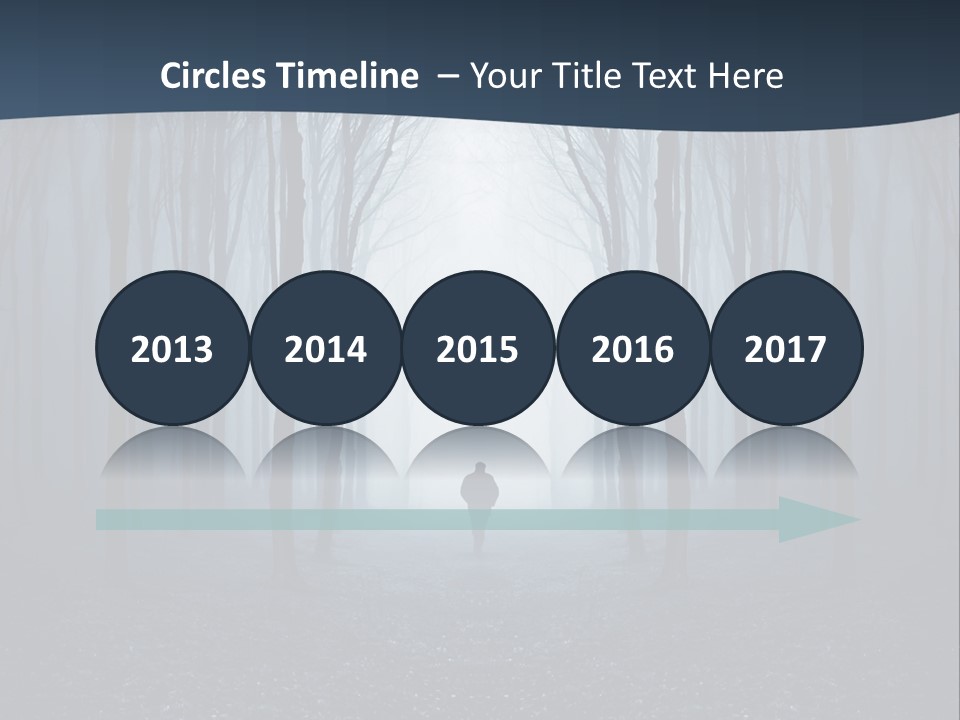 Man In The Forest PowerPoint Template