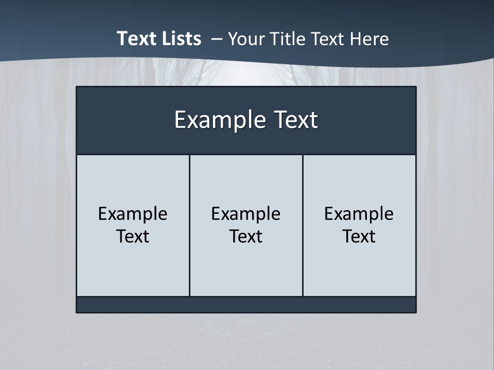 Man In The Forest PowerPoint Template