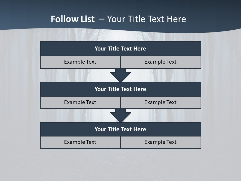 Man In The Forest PowerPoint Template