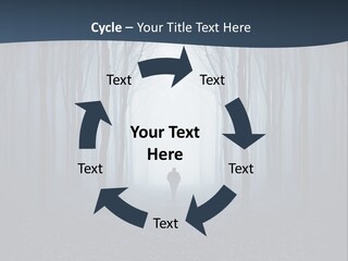 Man In The Forest PowerPoint Template