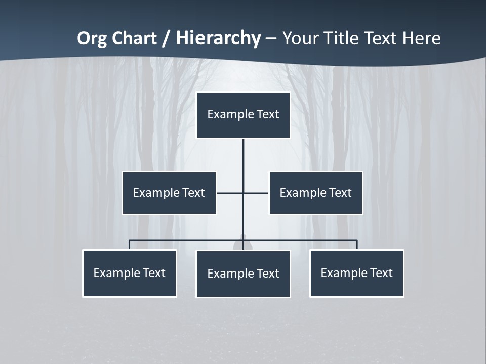 Man In The Forest PowerPoint Template