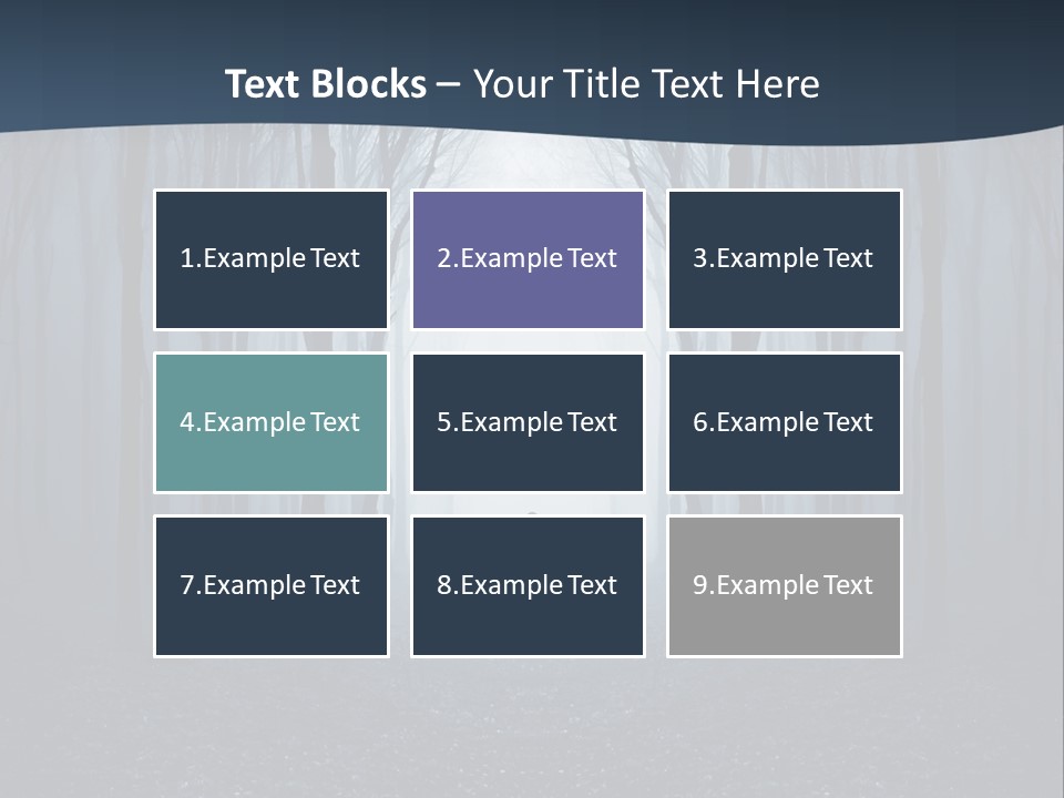 Man In The Forest PowerPoint Template