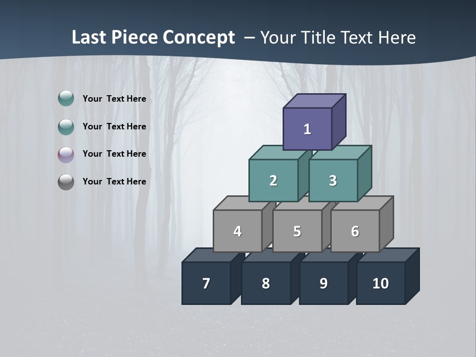 Man In The Forest PowerPoint Template