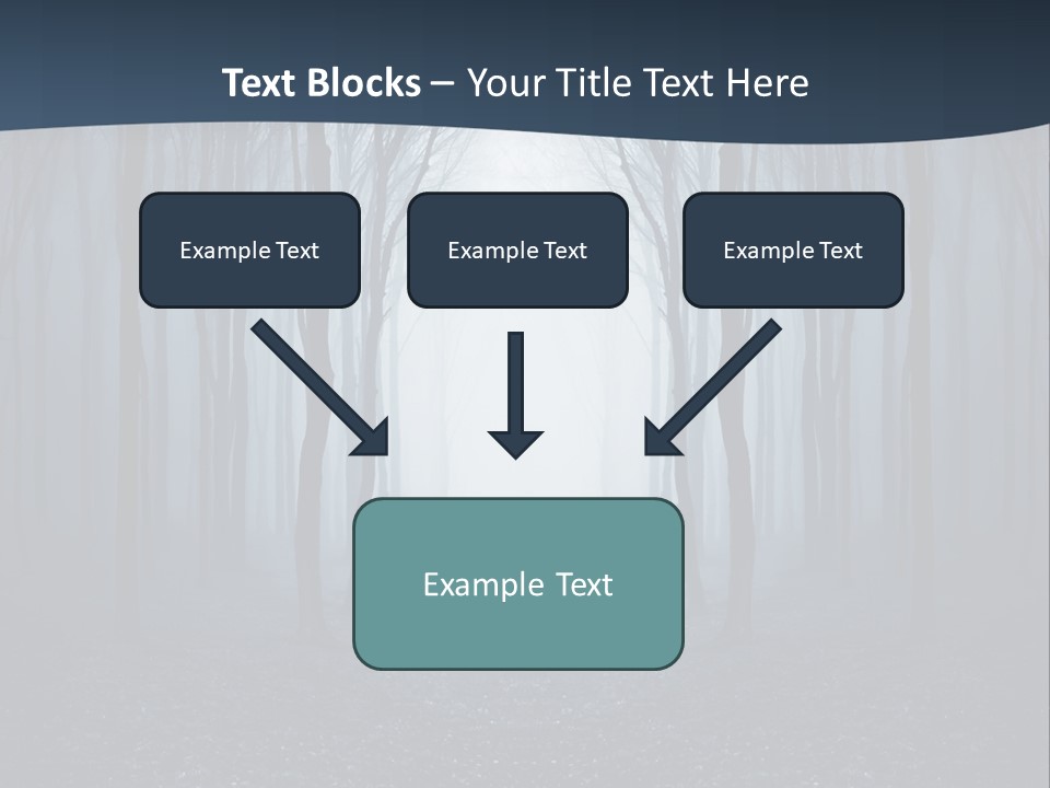 Man In The Forest PowerPoint Template