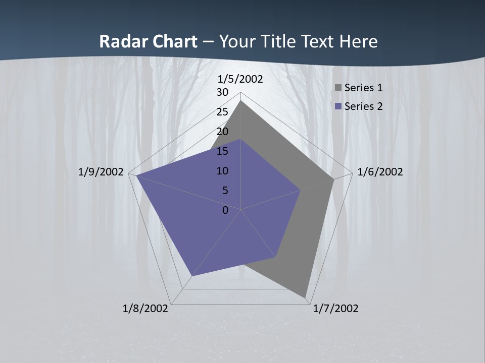 Man In The Forest PowerPoint Template
