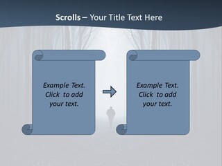 Man In The Forest PowerPoint Template