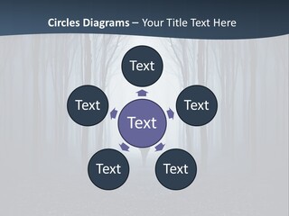 Man In The Forest PowerPoint Template