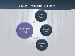 Man In The Forest PowerPoint Template