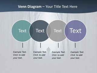 Man In The Forest PowerPoint Template