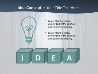 Man In The Forest PowerPoint Template