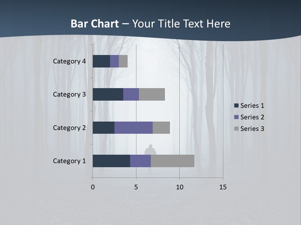 Man In The Forest PowerPoint Template