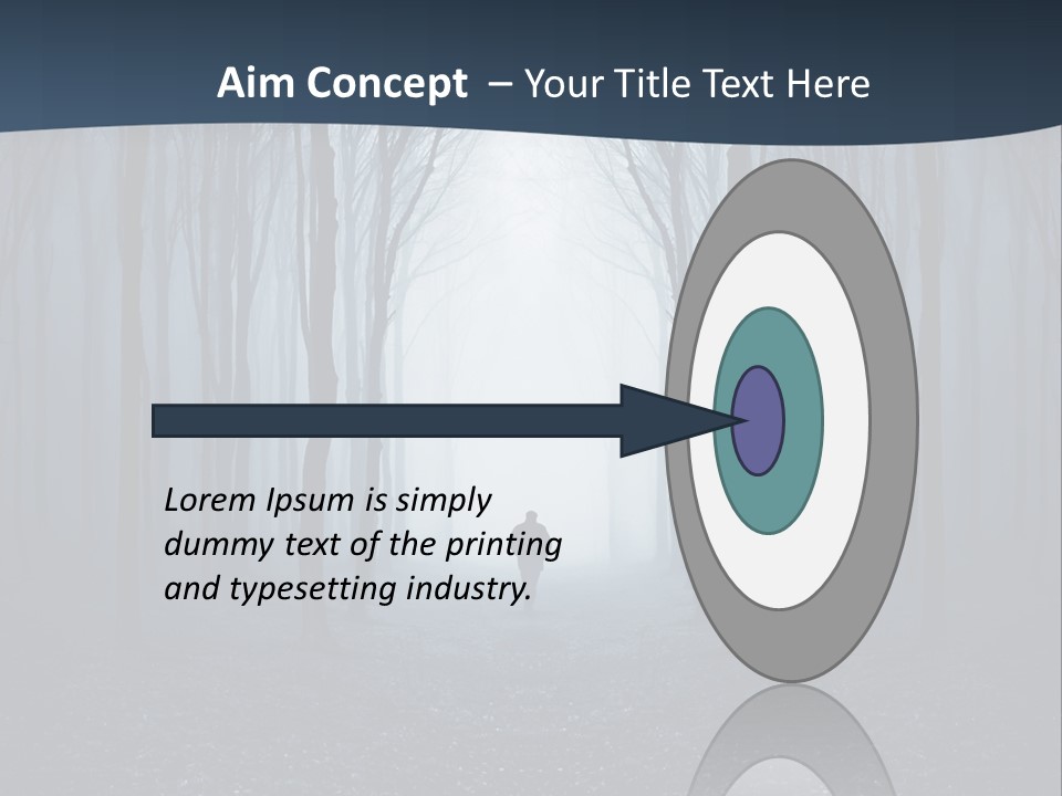 Man In The Forest PowerPoint Template