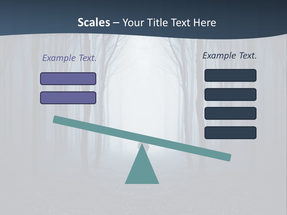 Man In The Forest PowerPoint Template