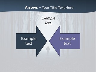 Man In The Forest PowerPoint Template