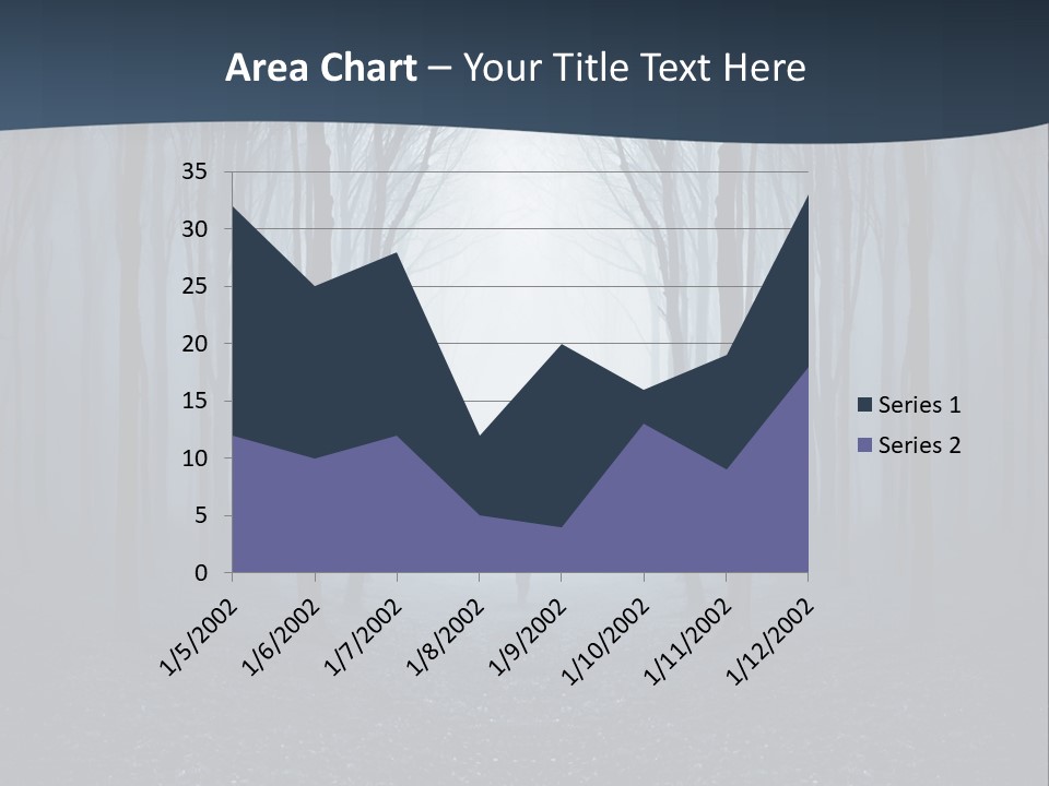 Man In The Forest PowerPoint Template