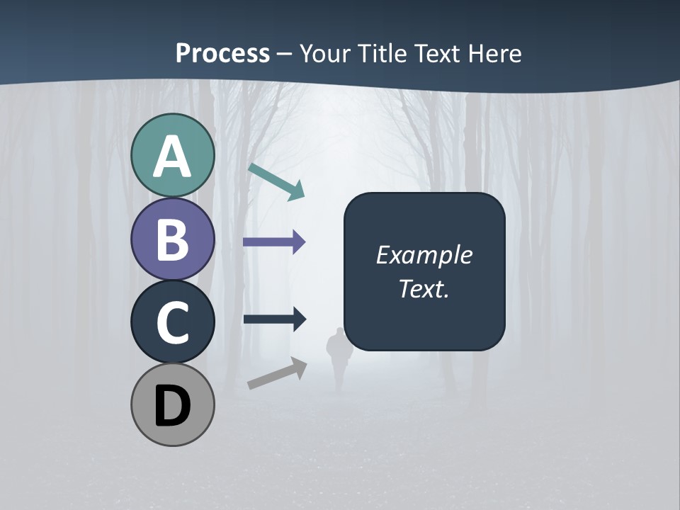 Man In The Forest PowerPoint Template