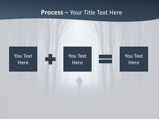 Man In The Forest PowerPoint Template