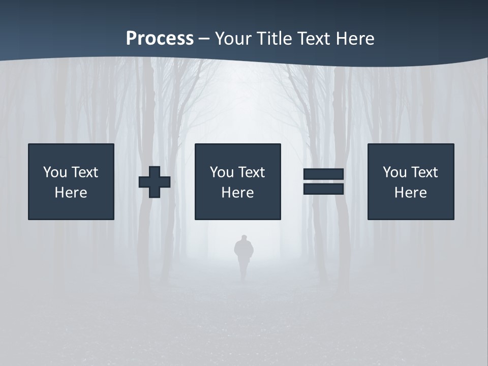 Man In The Forest PowerPoint Template