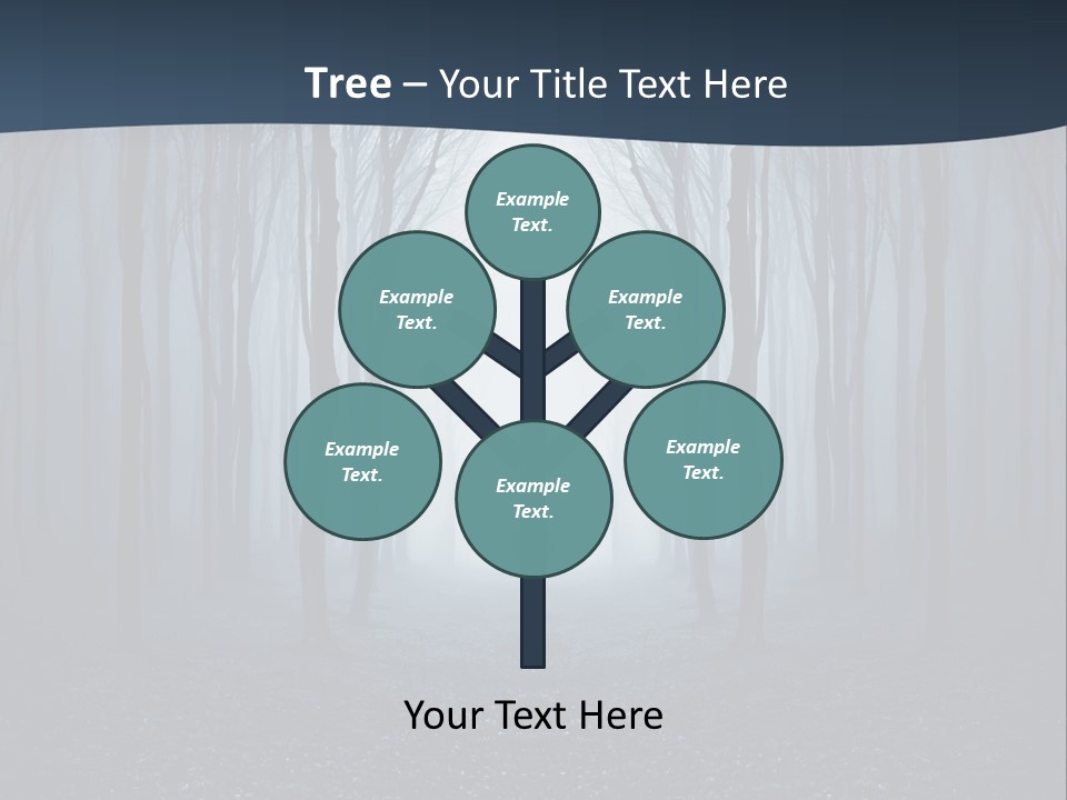 Man In The Forest PowerPoint Template
