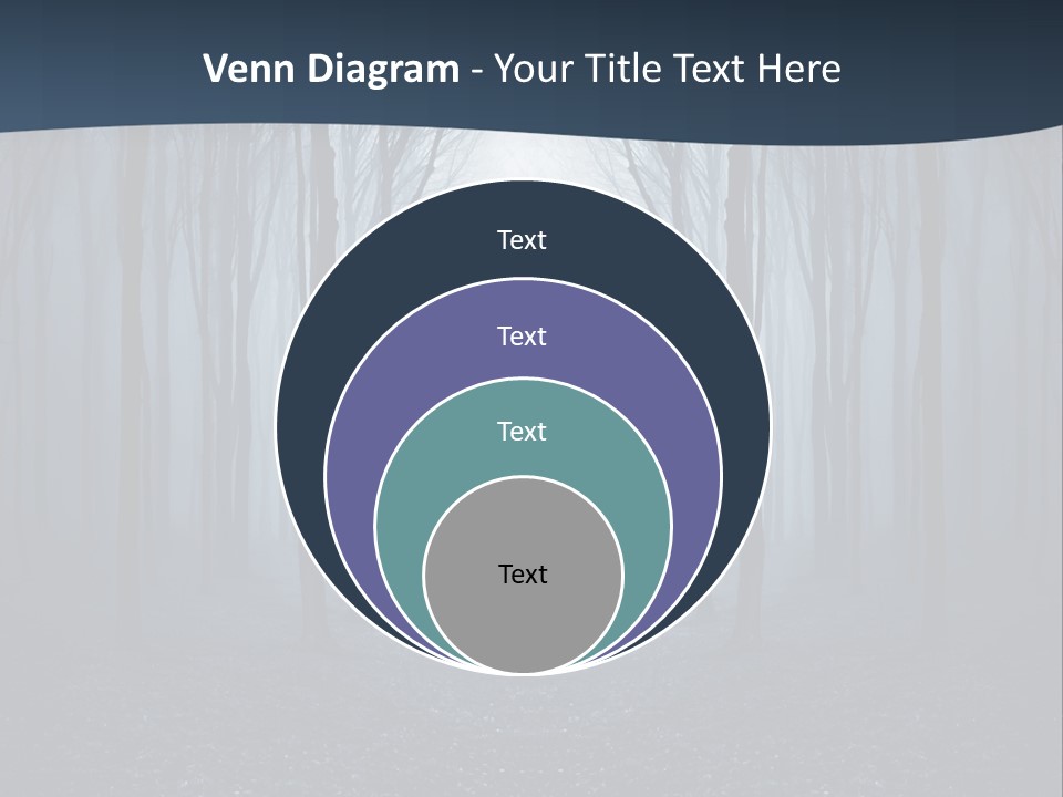 Man In The Forest PowerPoint Template