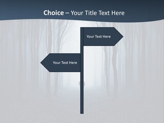 Man In The Forest PowerPoint Template