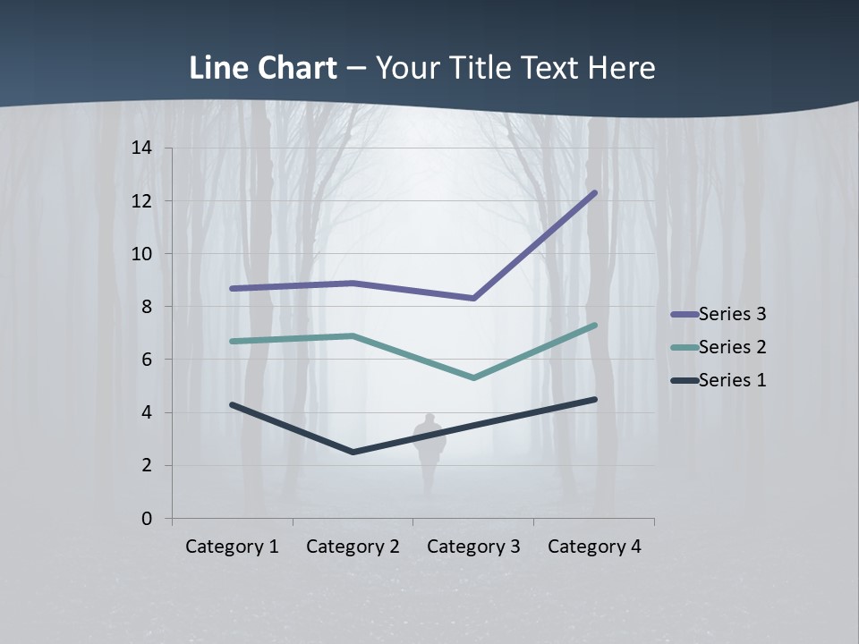 Man In The Forest PowerPoint Template
