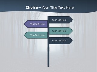 Man In The Forest PowerPoint Template