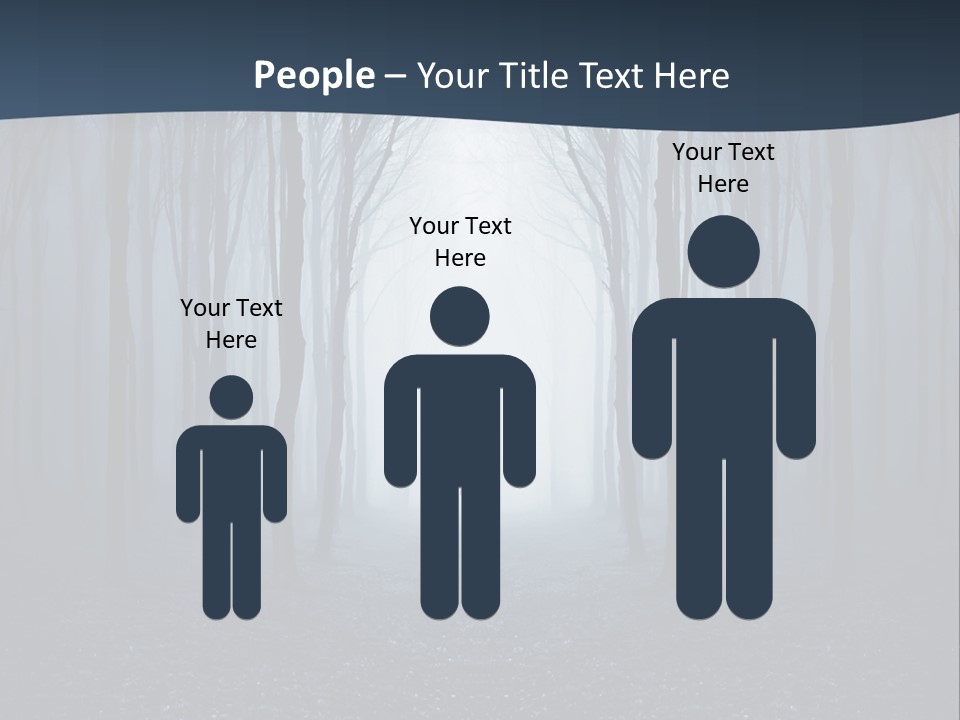 Man In The Forest PowerPoint Template