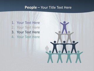 Man In The Forest PowerPoint Template