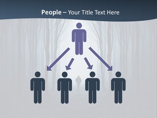 Man In The Forest PowerPoint Template