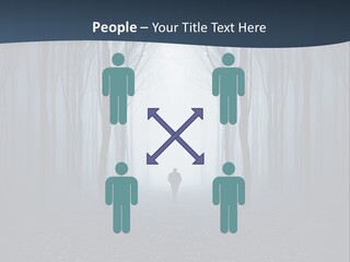 Man In The Forest PowerPoint Template