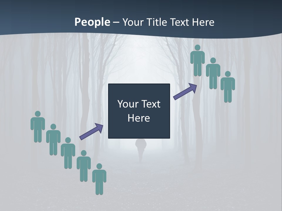 Man In The Forest PowerPoint Template