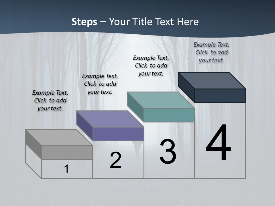 Man In The Forest PowerPoint Template