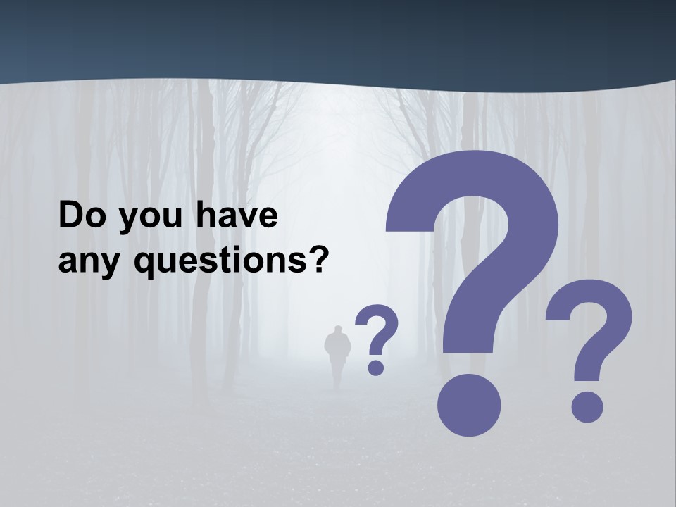 Man In The Forest PowerPoint Template