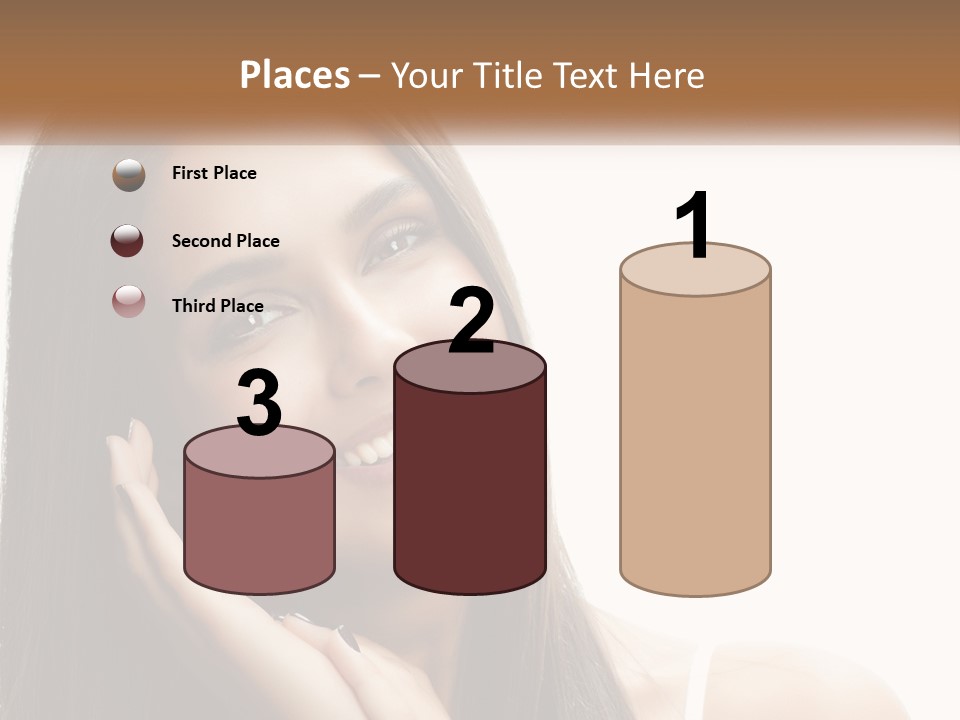 Smile Of A Girl PowerPoint Template