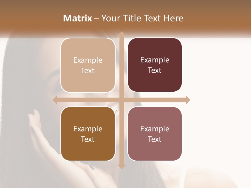 Smile Of A Girl PowerPoint Template