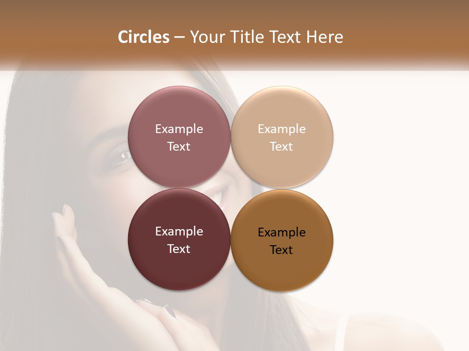 Smile Of A Girl PowerPoint Template