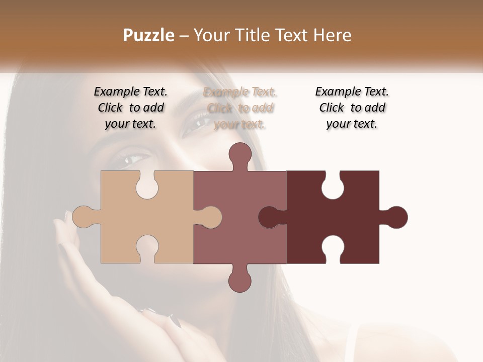 Smile Of A Girl PowerPoint Template