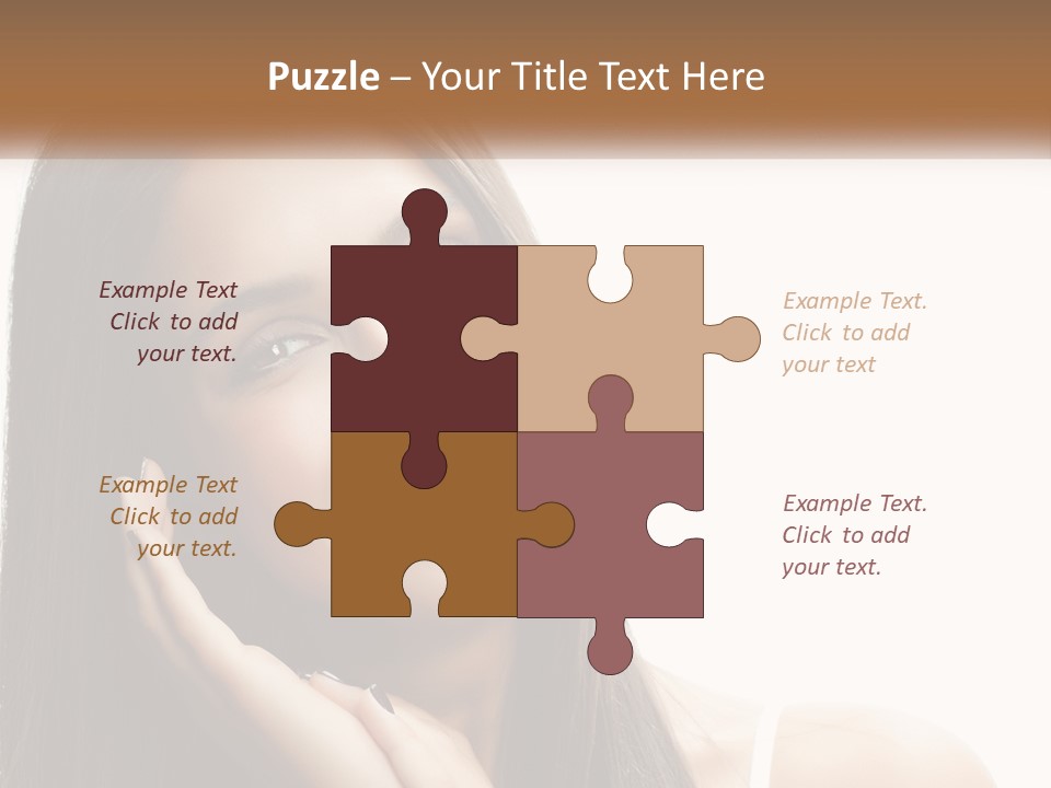 Smile Of A Girl PowerPoint Template