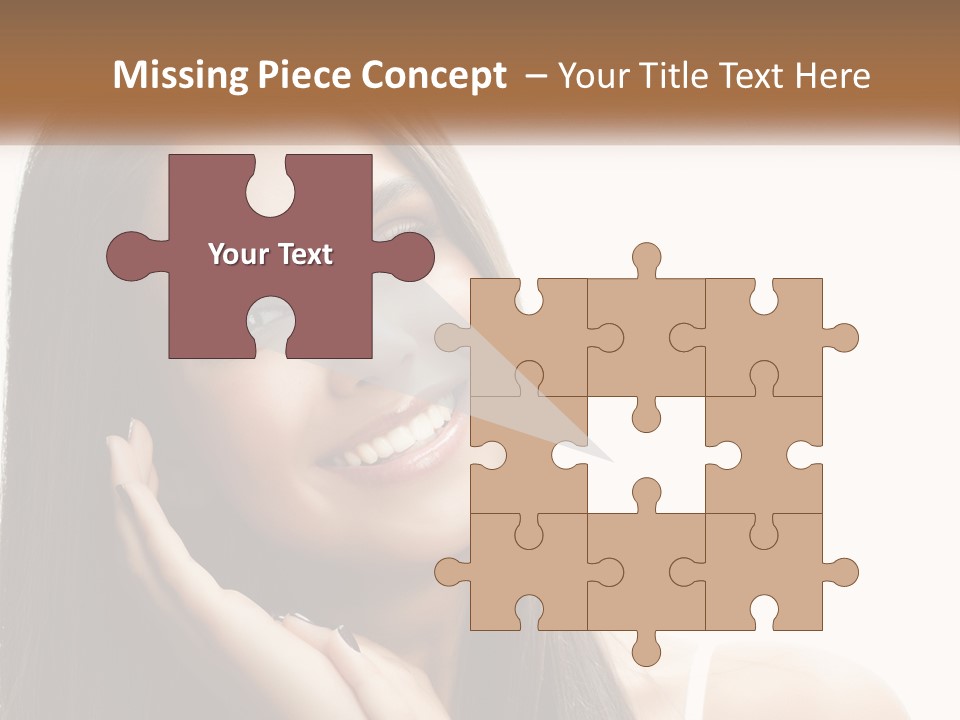 Smile Of A Girl PowerPoint Template