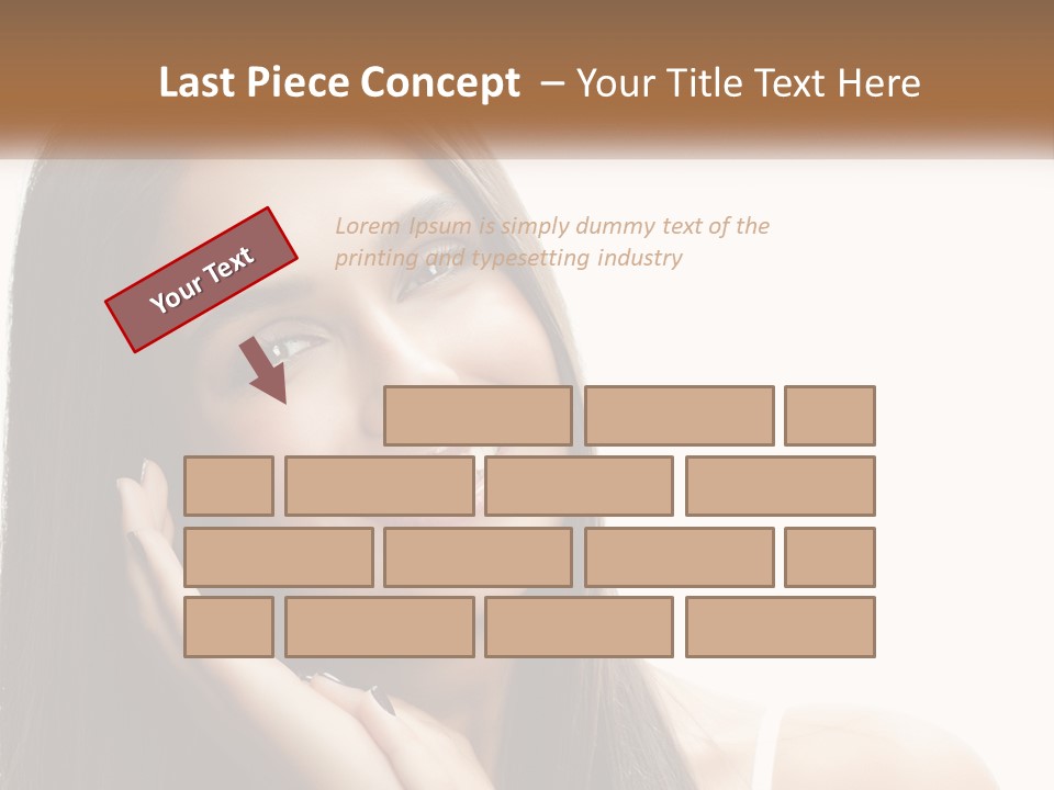 Smile Of A Girl PowerPoint Template