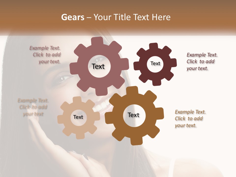 Smile Of A Girl PowerPoint Template