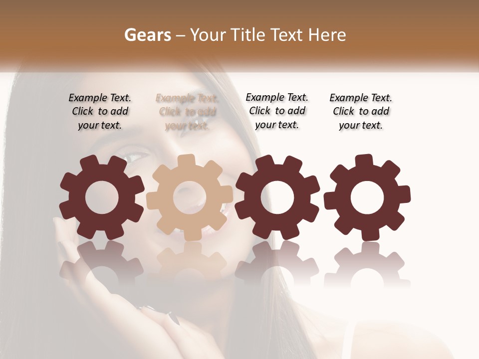 Smile Of A Girl PowerPoint Template