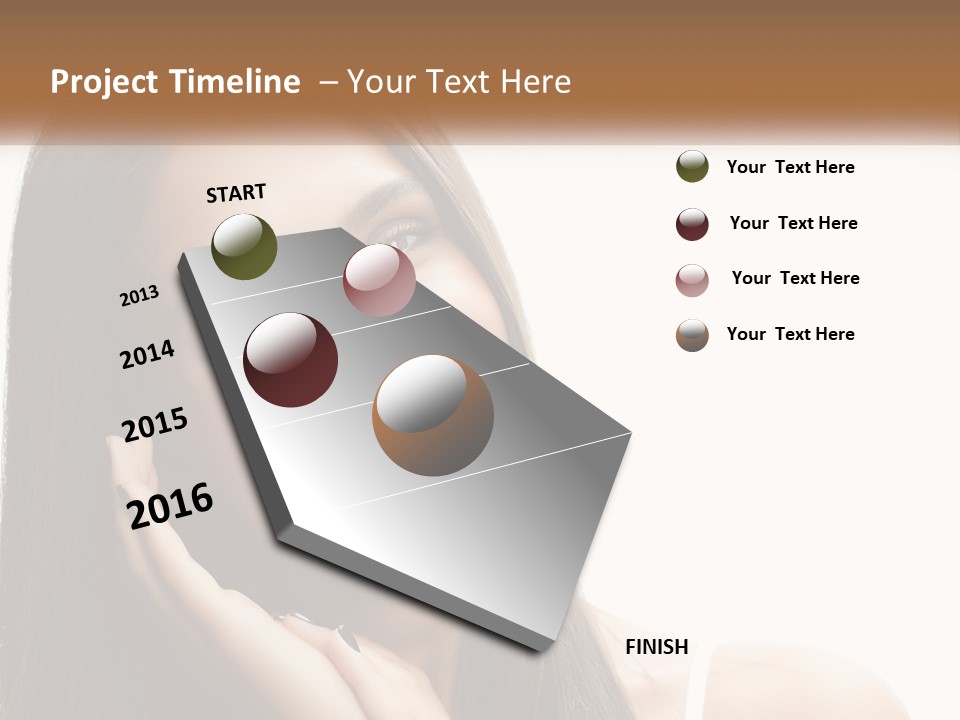 Smile Of A Girl PowerPoint Template