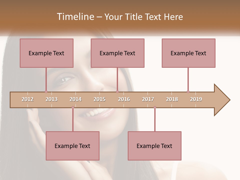 Smile Of A Girl PowerPoint Template