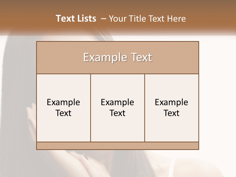 Smile Of A Girl PowerPoint Template