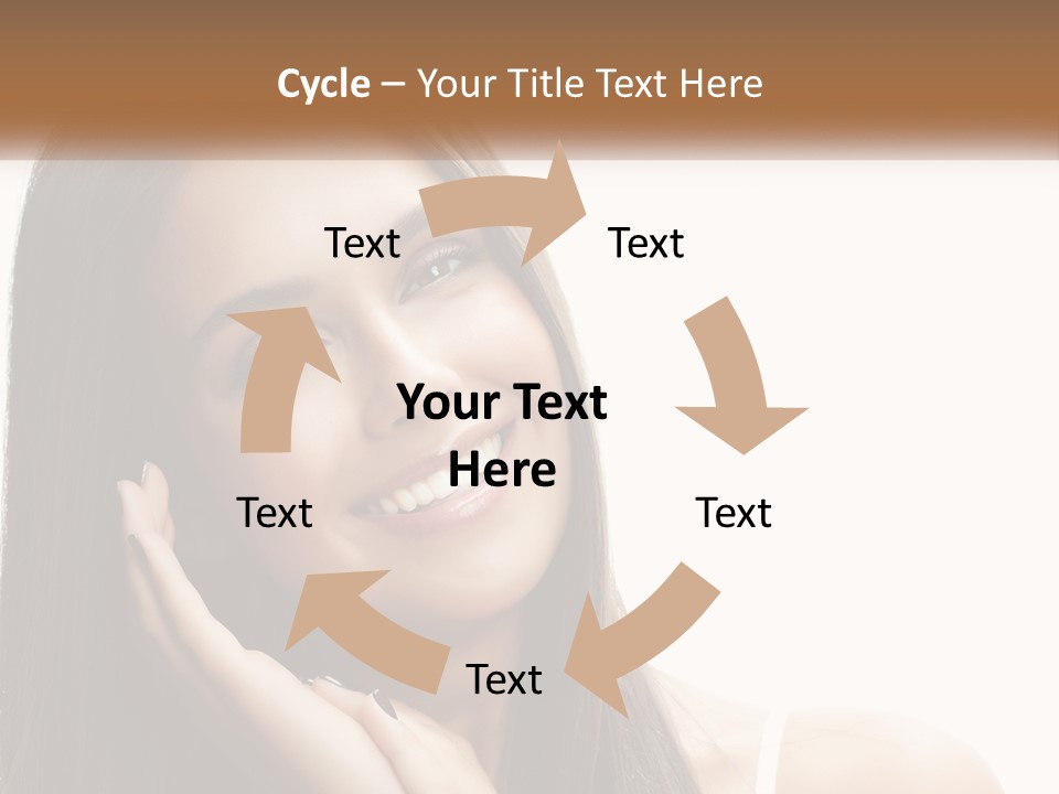 Smile Of A Girl PowerPoint Template