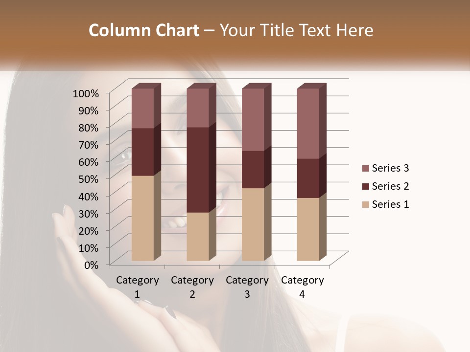 Smile Of A Girl PowerPoint Template