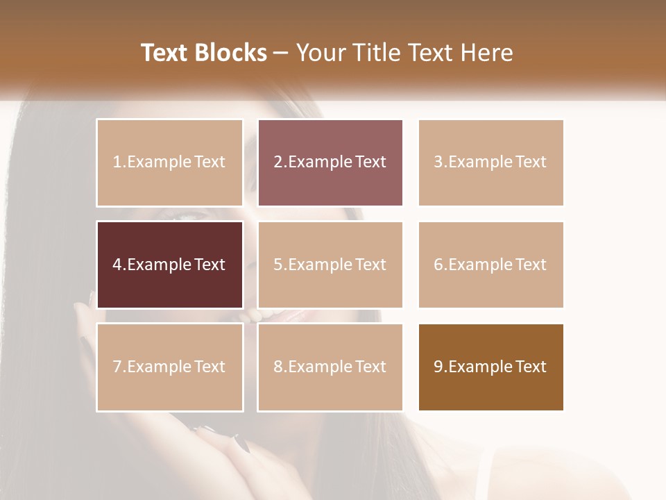 Smile Of A Girl PowerPoint Template