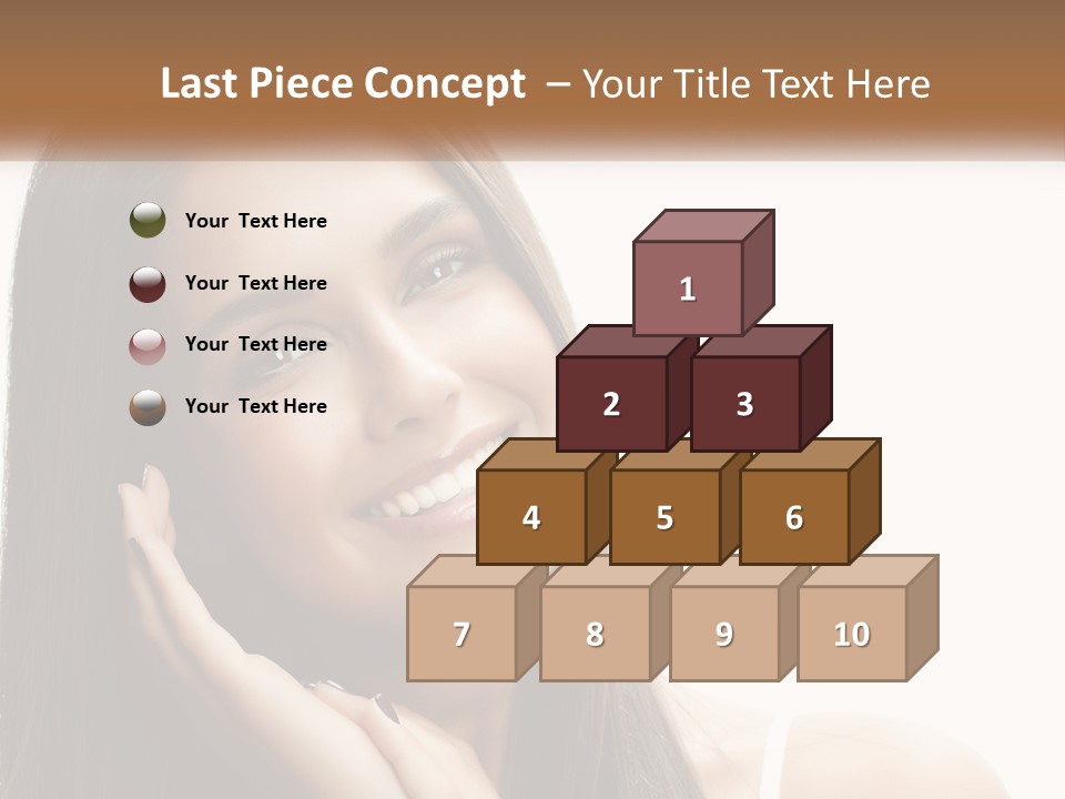 Smile Of A Girl PowerPoint Template